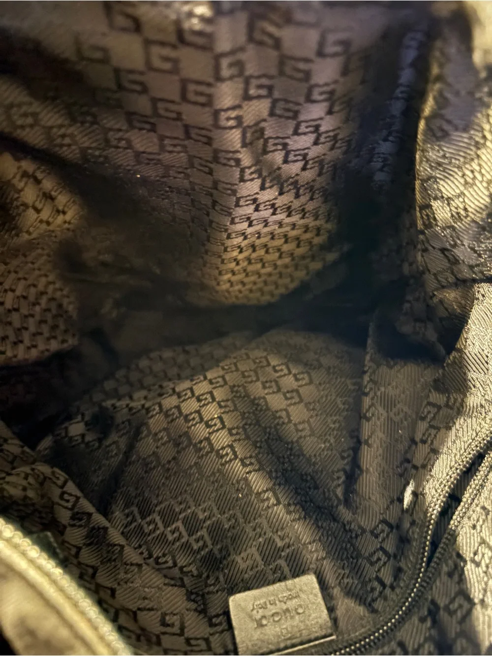 Nylon Gucci a‎ nylon shoulder bag